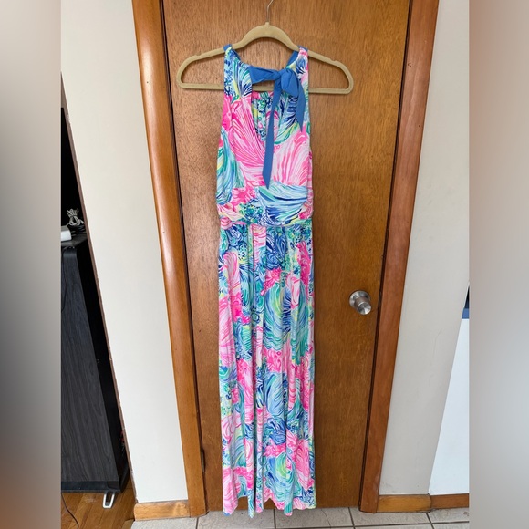 Lilly Pulitzer Martina Maxi Dress S | Multi Beach Please | Resort Maxi - Picture 6 of 6